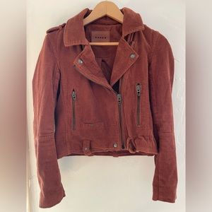 NWOT BlankNYC Corduroy Moto Jacket